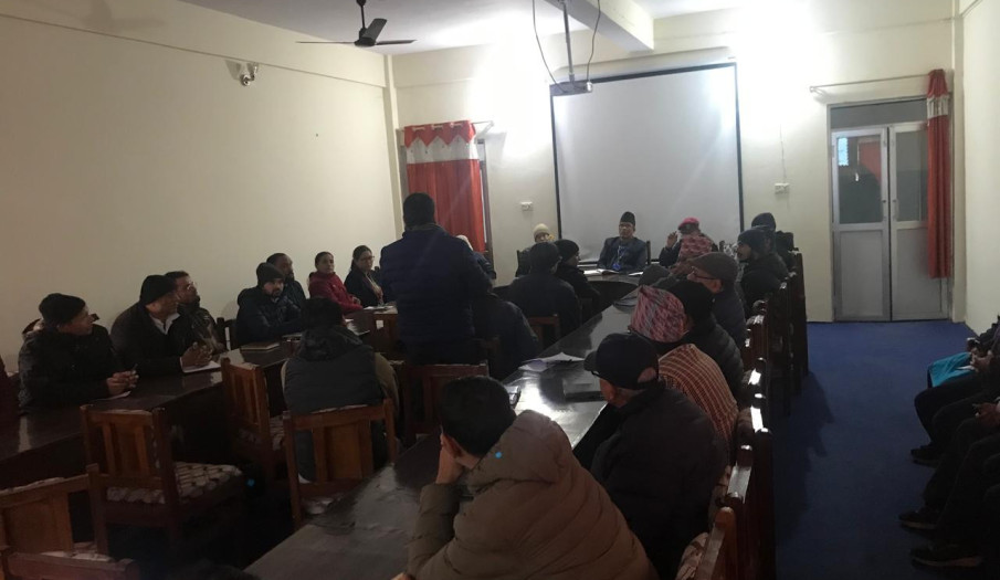 सूचना अधिकारीहरुको बैठक